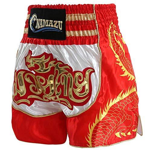 NAMAZU Muay Thai Shorts for Men and Women, High Grade MMA Gym Boxing Kickboxing Shorts.