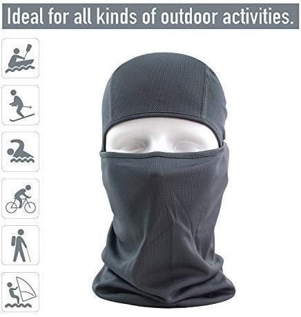 hikevalley Balaclava Face Mask Adjustable Windproof UV Protection Hood