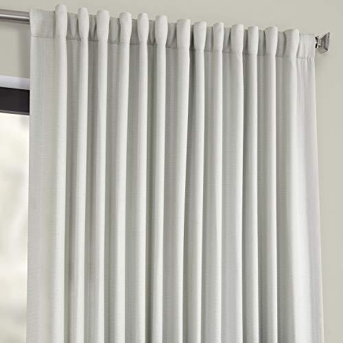 HPD Half Price Drapes BOCH-LN1857-84-DW Faux Linen Extra Wide Blackout Room Darkening Curtain, 100 X 84, Oatmeal