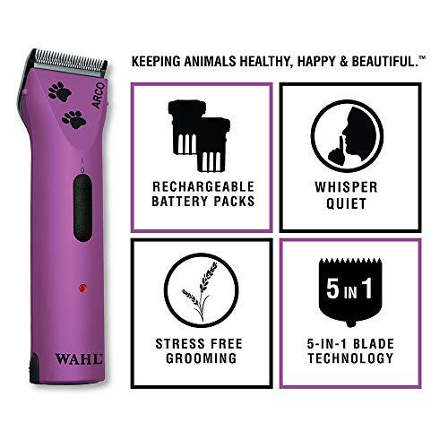 Wahl Professional Animal Arco Pet, Dog, Cat, and Horse Cordless Clipper Kit