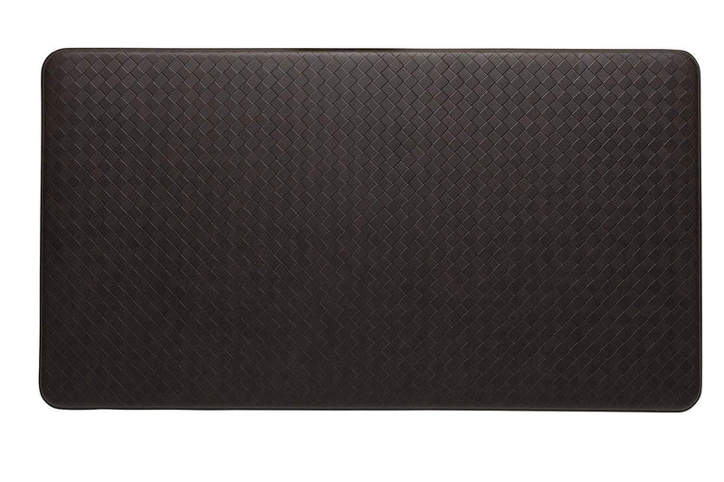 Imprint Cumulus9 Kitchen Mat Nantucket Series Island Area 26 in. x 48 in. x 5/8 in. Black