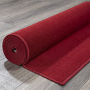 Ottomanson Ottohome Collection Runner Rug, 2'7" x 10', Red