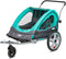 Instep Quick-N-EZ Double Tow Behind Bike Trailer, Converts to Stroller/Jogger