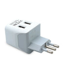 Ceptics CTU-16 USA to Australia, New Zealand, China Travel Adapter Plug with Dual USB - Type I - Dual Inputs - Ultra Compact