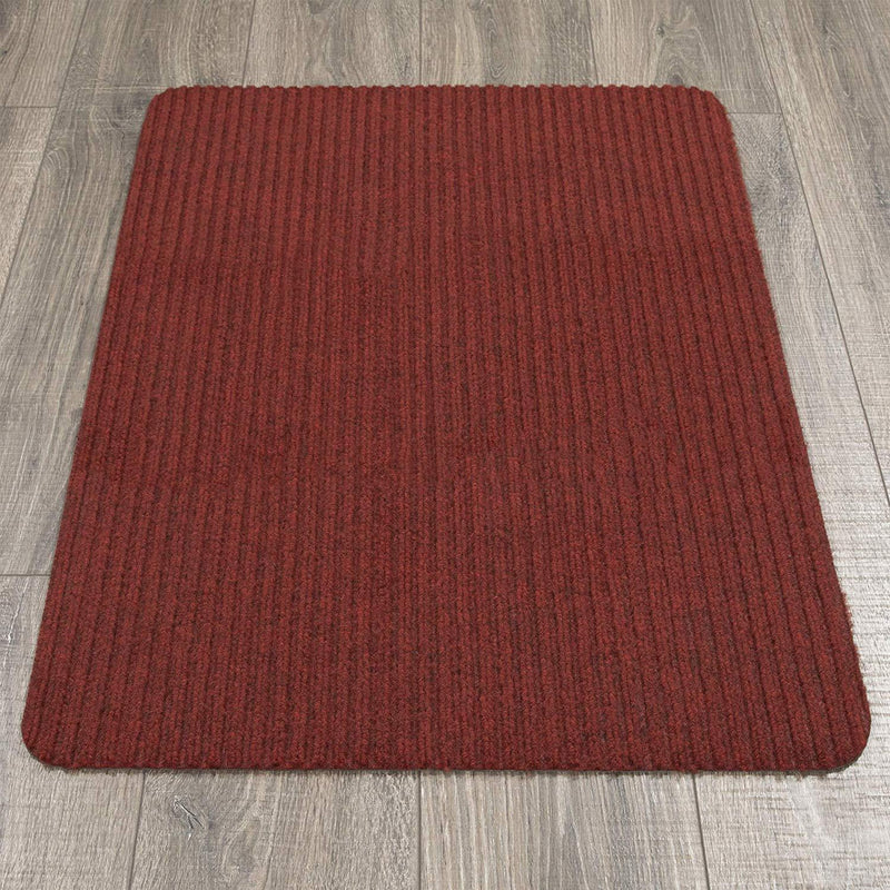 Ottomanson LIFE SAVER Door Mat, 2'X3', Red