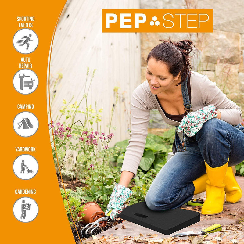 Kneeling Pad For Gardening [4 PACK] High Density Foam Knee Pad Cushion | Heavy Duty Kneeler Pad for Work and Baby Bath Seat Mats | Great Travel Yoga Mats | Floor Cushion Exercise Mat Extra Thick