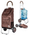 Trolley Dolly, Black Shopping Grocery Foldable Cart