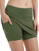 Women's Active Athletic Skirt Sports Golf Tennis Running Pockets Skort