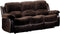 Homelegance Resonance 83" Bonded Leather Double Reclining Sofa, Brown