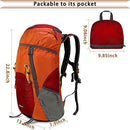 G4Free Lightweight Packable Hiking Backpack 40L Travel Camping Daypack Foldable