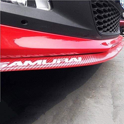 Front Lip ,HengJia Auto Parts 2.5m/8.2ft Car carbon fiber front lip,Front Bumper Lip ,Carbon Lip ,Side Skirt, front lip spoiler 100% waterproof protection(Carbon black)