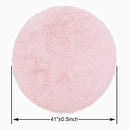 PAGISOFE Soft Girls Room Rug Baby Nursery Decor Kids Room Carpet 4' x 5.3',Pink