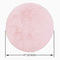 PAGISOFE Soft Girls Room Rug Baby Nursery Decor Kids Room Carpet 4' x 5.3',Pink