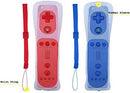 Yosikr Wireless Remote Controller for Wii Wii U - 4 Packs Pink+Red+Deep Blue+Blue