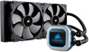 CORSAIR HYDRO Series H115i PRO RGB AIO Liquid CPU Cooler,280mm, Dual ML140 PWM Fans, Intel 115x/2066, AMD AM4