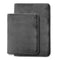Clara Clark 2-Pack Bath Mat Set – Large and Small Bathroom Rug Set, Absorbent Memory Foam Bath Rugs, Non-Slip, Thick, Cozy Velvet Microfiber Bathrug, Plush Shower, Toilet Floor Bathmats Carpet, Black