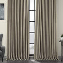 HPD Half Price Drapes BOCH-LN1857-84-DW Faux Linen Extra Wide Blackout Room Darkening Curtain, 100 X 84, Oatmeal