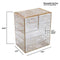 Sorbus Cosmetics Makeup and Jewelry Big Storage Display-Stylish Vanity, Bathroom Case, 4 Large, 2 Small Drawers, Clear