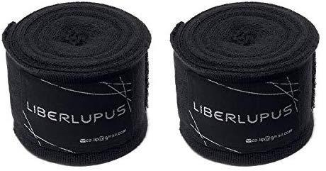 Liberlupus Boxing Hand Wraps for Men & Women, 120 & 180 Inches Wraps for Boxing Gloves, Handwraps with Hand & Wrist Support for Boxing Kickboxing Muay Thai MMA