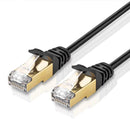 TNP Cat6 Ethernet Patch Cable (10 Feet) - Professional Gold Plated Snagless RJ45 Connector Computer Networking LAN Wire Cord Plug Premium Shielded Twisted Pair (White)