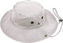 Summer Bucket Cap, Sun Hat Chinstrap, Outdoor Hunting Fishing Safari Boonie Hat