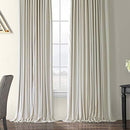 Half Price Drapes VPCH-VET1211-84 Signature Doublewide Blackout Velvet Curtain, Amber Gold, 100 X 84