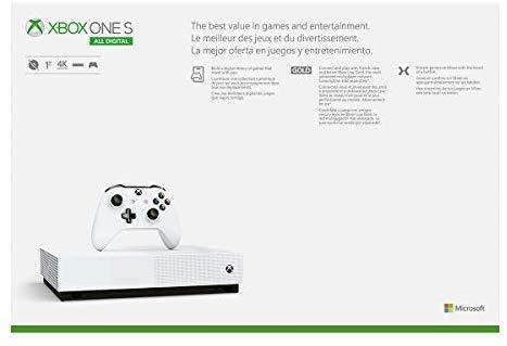 Xbox One S 1TB All-Digital Edition Console (Disc-free Gaming)