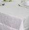 COTTON CRAFT 100% Linen Hemstitch Table Cloth - Size 60x90 Natural - Hand Crafted and Hand Stitched Table Cloth with Hemstitch Detailing.