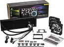 CORSAIR HYDRO Series H115i PRO RGB AIO Liquid CPU Cooler,280mm, Dual ML140 PWM Fans, Intel 115x/2066, AMD AM4