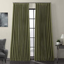 HPD Half Price Drapes BOCH-LN1857-84-DW Faux Linen Extra Wide Blackout Room Darkening Curtain, 100 X 84, Oatmeal