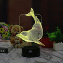 3D Illusion Animal Giraffe Remote Control LED Desk Table Night Light Lamp 7 Color Touch Lamp Kiddie Kids Children Family Holiday Gift Home Office Childrenroom Theme Decoration by HUI YUAN