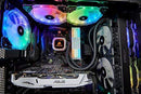 CORSAIR HYDRO Series H115i PRO RGB AIO Liquid CPU Cooler,280mm, Dual ML140 PWM Fans, Intel 115x/2066, AMD AM4