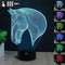 3D Illusion Animal Giraffe Remote Control LED Desk Table Night Light Lamp 7 Color Touch Lamp Kiddie Kids Children Family Holiday Gift Home Office Childrenroom Theme Decoration by HUI YUAN