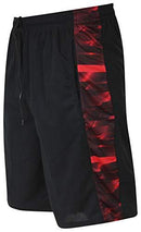 Real Essentials Men's Active Athletic Performance Shorts with Pockets - 5 Pack