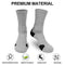 DISILE Elite Basketball Socks, Cushioned Dri-Fit Athletic Crew Socks - Thick Sports Socks For Men & Women