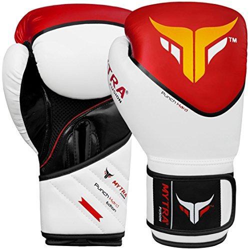 Mytra Fusion Boxing Gloves 10oz 12oz 14oz 16oz Boxing Gloves for Training Punching Sparring Punching Bag Boxing Bag Gloves Punch Bag Mitts