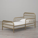 Little Seeds Monarch Hill Ivy Metal Crib, Gold