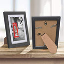 Amazing Roo 8.5 x 11 Document Frames with Mat Made for 11x14 Inch Picture Frame Without Mat Wall and Tabletop Display 2 Pack, Black