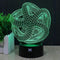 3D Illusion Animal Giraffe Remote Control LED Desk Table Night Light Lamp 7 Color Touch Lamp Kiddie Kids Children Family Holiday Gift Home Office Childrenroom Theme Decoration by HUI YUAN