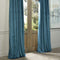 Half Price Drapes VPCH-184005-108-GRBO Signature Grommet Blackout Velvet Curtain, Natural Grey, 50 X 108