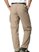 Mens Hiking Pants Adventure Quick Dry Convertible Lightweight Zip Off Fishing Travel Mountain Trousers