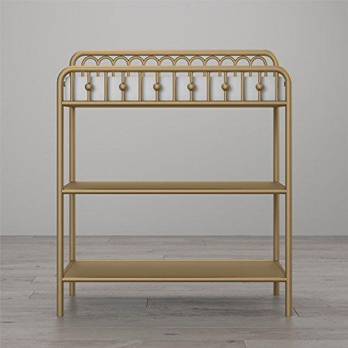 Little Seeds Monarch Hill Ivy Metal Crib, Gold