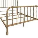 Little Seeds Monarch Hill Wren Metal Twin, Gold Bed