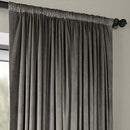 Half Price Drapes VPCH-VET1211-84 Signature Doublewide Blackout Velvet Curtain, Amber Gold, 100 X 84