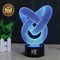 3D Illusion Animal Giraffe Remote Control LED Desk Table Night Light Lamp 7 Color Touch Lamp Kiddie Kids Children Family Holiday Gift Home Office Childrenroom Theme Decoration by HUI YUAN