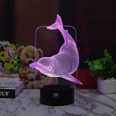 3D Illusion Animal Giraffe Remote Control LED Desk Table Night Light Lamp 7 Color Touch Lamp Kiddie Kids Children Family Holiday Gift Home Office Childrenroom Theme Decoration by HUI YUAN