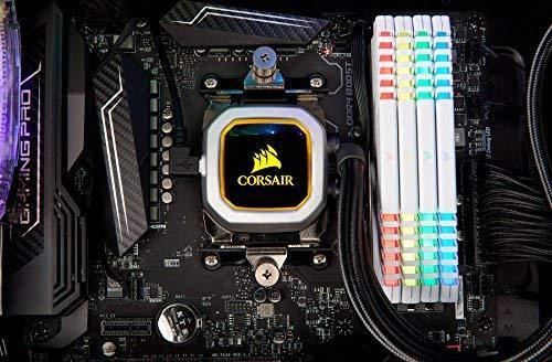 CORSAIR HYDRO Series H115i PRO RGB AIO Liquid CPU Cooler,280mm, Dual ML140 PWM Fans, Intel 115x/2066, AMD AM4