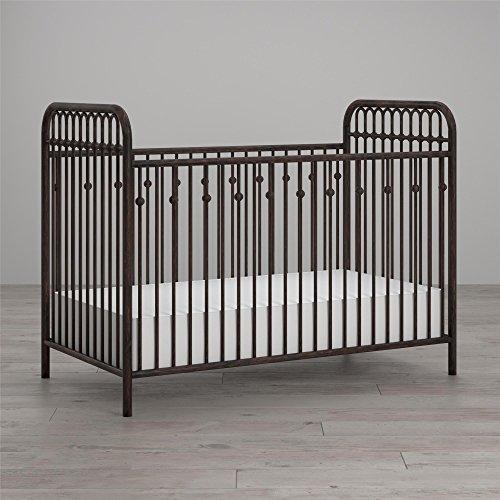 Little Seeds Monarch Hill Ivy Metal Crib, Gold