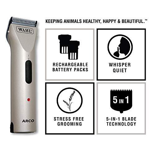 Wahl Professional Animal Arco Pet, Dog, Cat, and Horse Cordless Clipper Kit