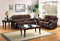 Homelegance Resonance 83" Bonded Leather Double Reclining Sofa, Brown